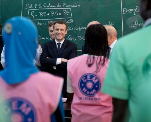 Emmanuel Macron à Dakar