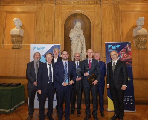 Remise des prix Prix IMT - Académies des sciences 2017, à l’Académie des sciences.